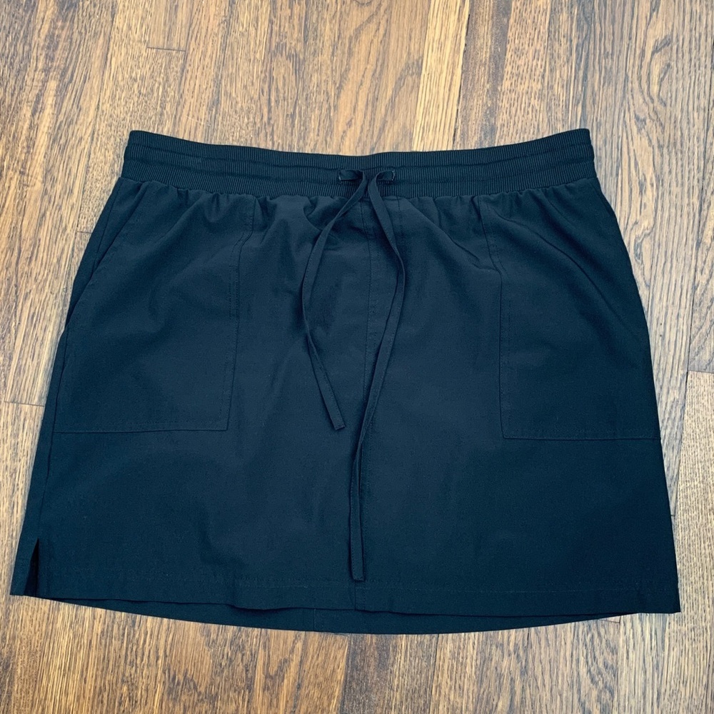 Rafaella Black Skort with Elastic Waist Size XL - Picture 13 of 13